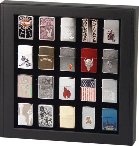 Zippo sammlervitrinen schwarz - zippo,
