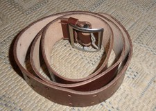 NVA Ledergürtel Doppeldorn