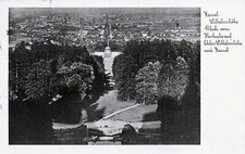Kassel Herkulesblick auf Schloß Wilhelmshöhe 1935 versandt guter Zustand
