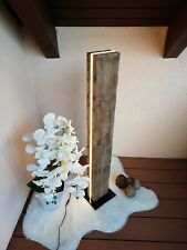 Rustikale Stehlampe, LED Band