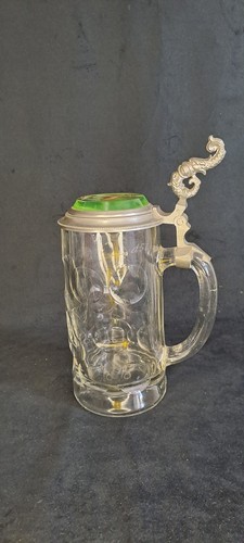 Alter bierkrug glas - bierkrug, mit