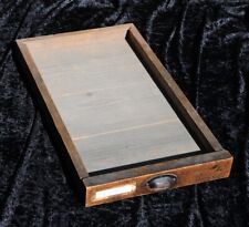 Original Schublade Holz Steckschriftkasten aus Druckerei Holzschublade Deko alt´
