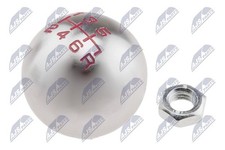 NTY Schaltknauf Schalthebelknauf Silber für HONDA CIVIC VIII Hatchback (FN, FK)