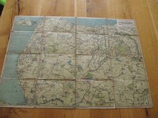 alte Pharus Wanderkarte durch