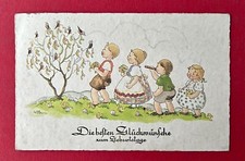 Künstler Glückwunsch AK GEBURTSTAG 1937 Kinder von Liesel Lauterborn  ( 136242