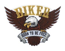Großer Born to be Free Biker