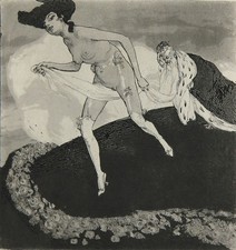 FRANZ VON BAYROS - Der König - Radierung - um 1920