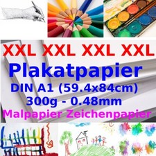 Zeichenpapier Zeichenblock Malpapier Plakatpapier XXL DIN A1 A2