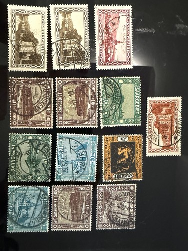 Saargebiet briefmarken - saargebiet,