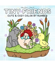 Tiny Friends: Cute and Cozy Color by Number for Teens and Adults – 40 Easy Des