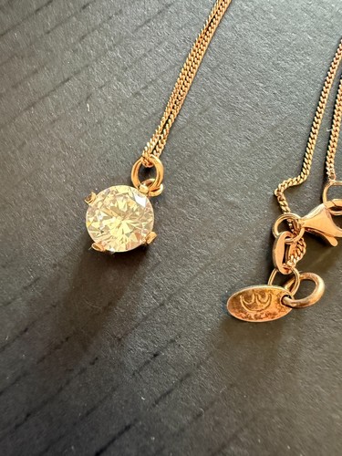 40cm mini kette mit swarovski - mini-kette,