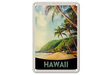 Blechschild Reise 12x18 cm