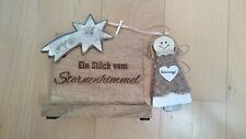 Gilde Ein Stück vom Sternenhimmel Schild Holz Schutzengel Dekoration Aufsteller