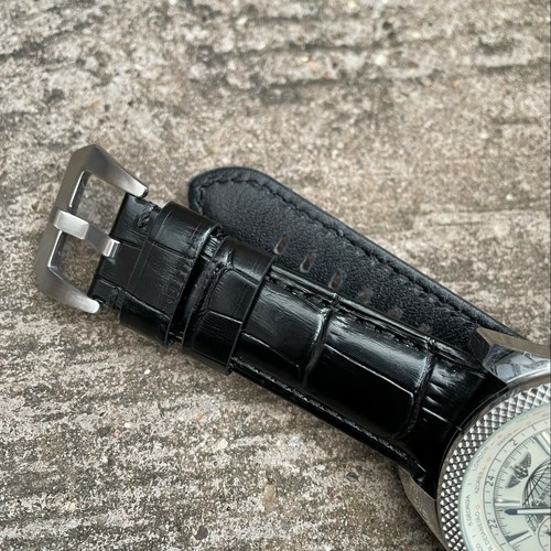 Original schwarz leder uhr - original,