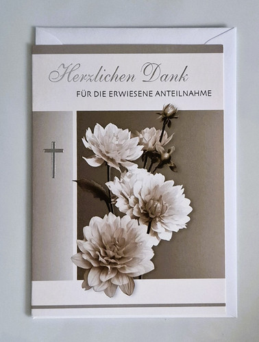 Trauer danksagungskarten - trauer,