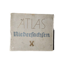 Atlas Niedersachsen, Kartenband von Kurt Brüning (1934) Gerhard Stalling Verlag