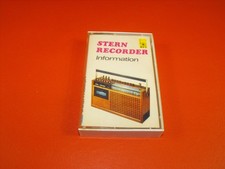 DDR RFT Sternrecorder Information Kassette Tape MC Zubehör Deko Sammler