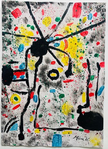 Joan miro original gemälde - original,