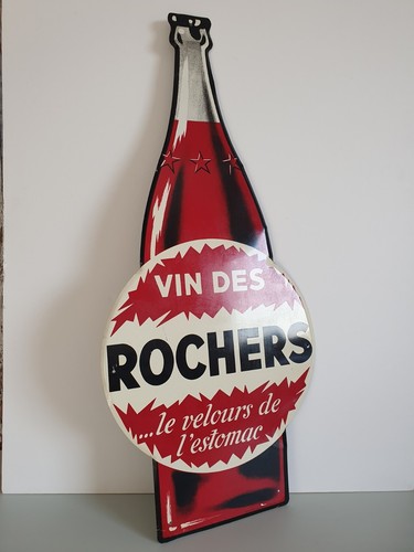 Altes blechschild wein - blechschild, vin