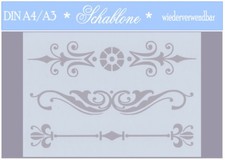 Schablone-Vintage-Shabby-A4-A3