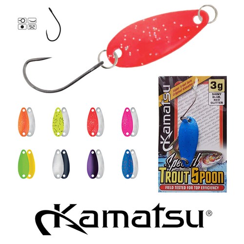 Kamatsu trout spoon forellen - kamatsu,