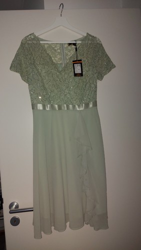 Ausschnitt abendkleid grün - abendkleid,