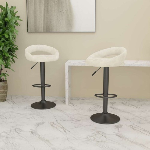 Vidaxl barhocker stk creme - barhocker,