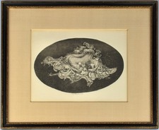 Rauh, Intime Mitteilung. [19]66. [Signierte Original-Radierung, gerahmt].