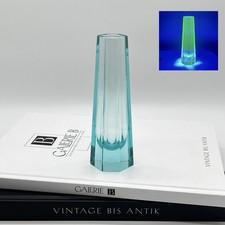 Antike Art Deco Glas Vase •