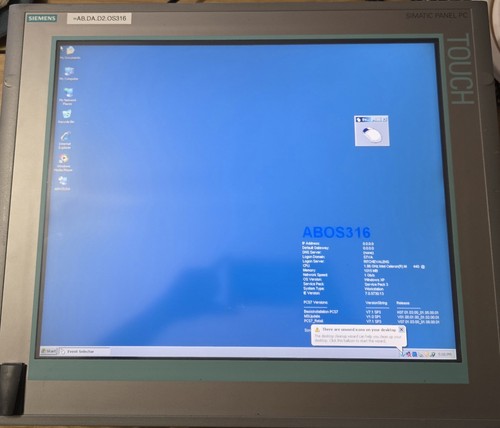 Siemens simatic panel - panel, pc