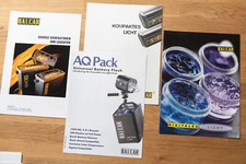 Werbung Balcar Source, AQ Pack, Digitales Licht, Prospekt