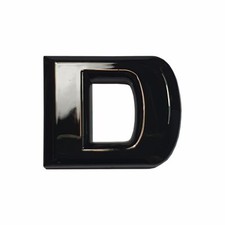 3D-Relief-Buchstabe schwarz