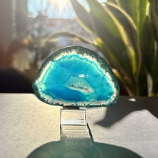 Achatscheibe Blau Druse |