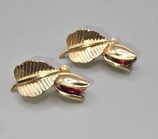 Vintage Ohrclips vergoldet