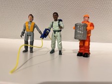 3 Ghostbusters Kenner Figuren Peter Venkman Winston Zeddmore und Müllmann