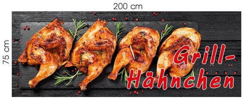 Banner grillhähnchen - banner,