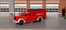 Preiser Magirus Deutz Feuerwehr Rüstwagen Eigenbau In 1/87