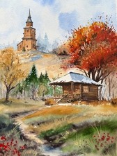 Aquarellgemälde Malerei