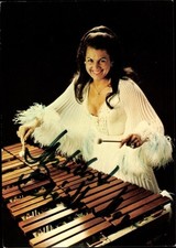 Ak Europas Einzige Marimbaphon Solistin Brigitte Hagen, Autogramm - 3922456