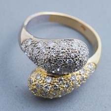 Schlangen Diamant Ring 585
