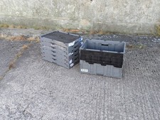 Klappbox 6er-Set mit Deckel | Euromaß Klappkiste 60x40x40 stabil gebraucht