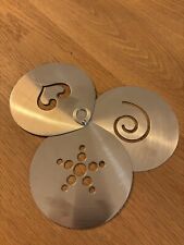 Edelstahl-Kaffeeschablonenset Cappuccino Herz Schokolade Kakao - nie genutzt