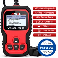 2025 Profi Diagnosegerät KFZ OBD2 Scanner ABS SRS EPB Oil Fit für VW Audi