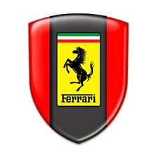 Alle Größen Ferrari Logo Silicon Shild Emblem Aufkleber  Auto-Tuning, Phone