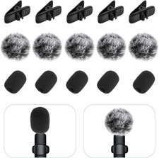 Mikrofon Windschutz Mini Popschutz Lavalier Krawattenclip Windfilter Outdoor