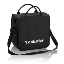 Technics DJ Schallplattentasche Rucksack 50 Vinyl LP schwarz/weiß Logo SL 1200 SL 1210