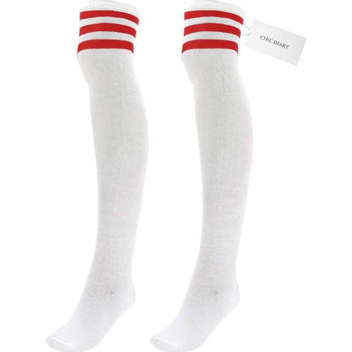 Streifensocken overknee damen - overknee,