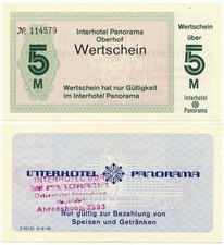 Wertscheine Interhotel