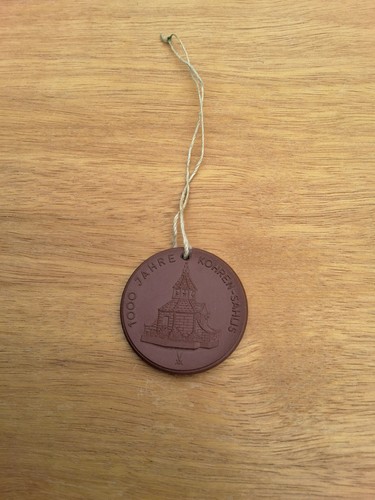Plakette 1000 jahre - "1000,