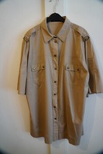 Damen-Bluse von Taifun Collection, sandfarben Safari-Look, Gr. 46